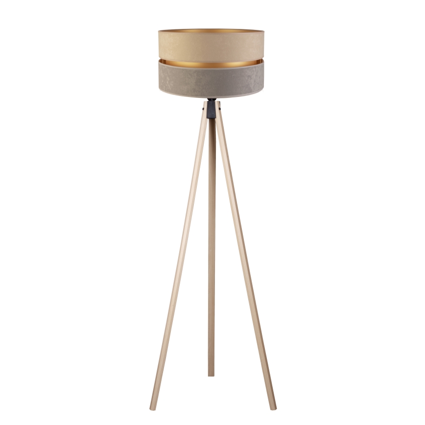 Duolla - Floor lamp DUO 1xE27/60W/230V d. 44 cm beige/grey/beige