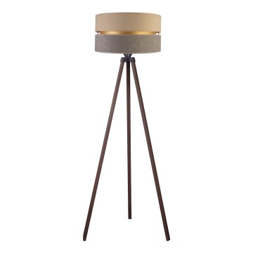 Duolla - Floor lamp DUO 1xE27/60W/230V d. 44 cm beige/grey/brown