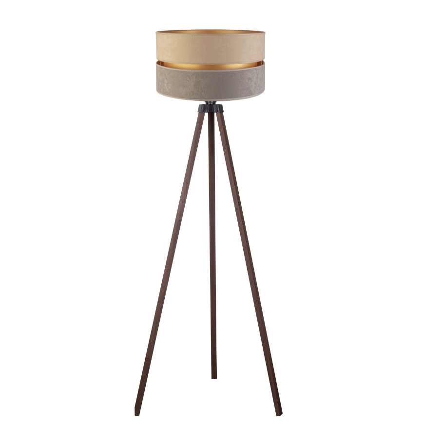 Duolla - Floor lamp DUO 1xE27/60W/230V d. 44 cm beige/grey/brown