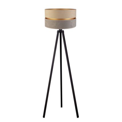 Duolla - Floor lamp DUO 1xE27/60W/230V d. 44 cm beige/grey/wenge