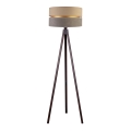 Duolla - Floor lamp DUO 1xE27/60W/230V d. 44 cm beige/grey/wenge