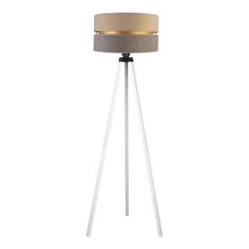 Duolla - Floor lamp DUO 1xE27/60W/230V d. 44 cm beige/grey/white