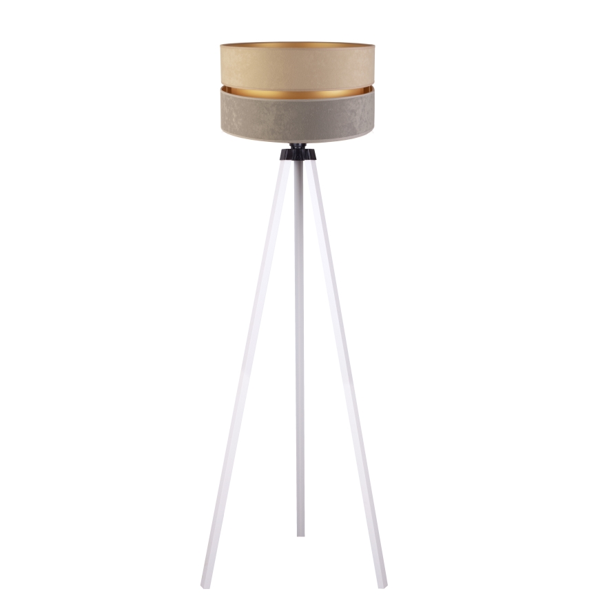 Duolla - Floor lamp DUO 1xE27/60W/230V d. 44 cm beige/grey/white