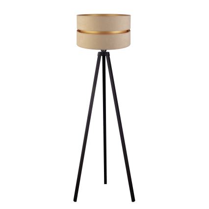 Duolla - Floor lamp DUO 1xE27/60W/230V d. 44 cm beige/wenge