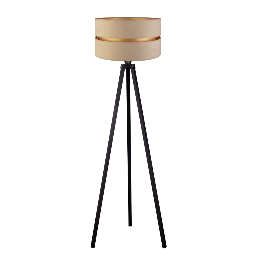 Duolla - Floor lamp DUO 1xE27/60W/230V d. 44 cm beige/wenge