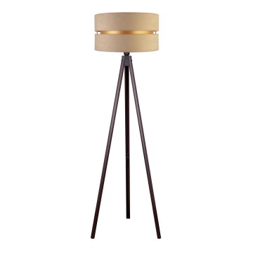 Duolla - Floor lamp DUO 1xE27/60W/230V d. 44 cm beige/wenge