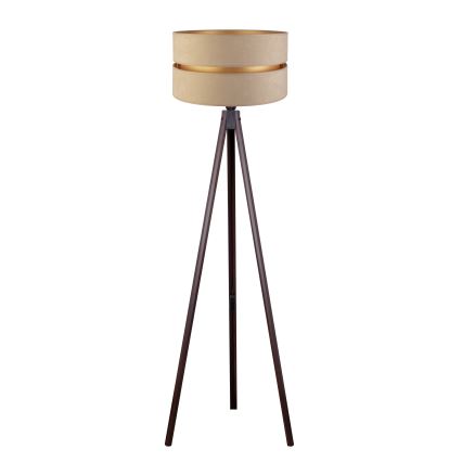 Duolla - Floor lamp DUO 1xE27/60W/230V d. 44 cm beige/wenge