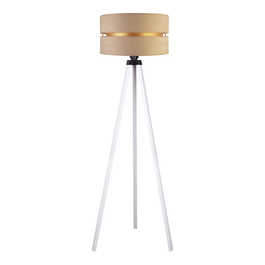 Duolla - Floor lamp DUO 1xE27/60W/230V d. 44 cm beige/white