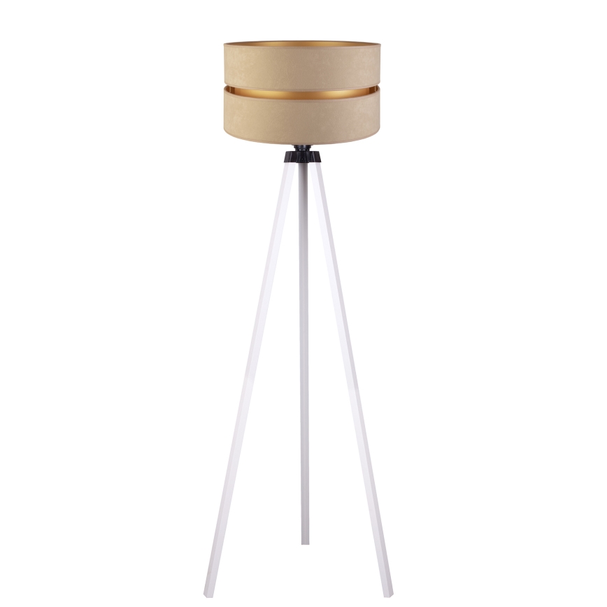 Duolla - Floor lamp DUO 1xE27/60W/230V d. 44 cm beige/white