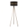 Duolla - Floor lamp DUO 1xE27/60W/230V d. 44 cm black/beige