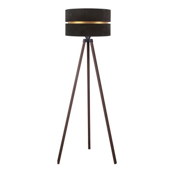Duolla - Floor lamp DUO 1xE27/60W/230V d. 44 cm black/brown