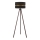 Duolla - Floor lamp DUO 1xE27/60W/230V d. 44 cm black/brown