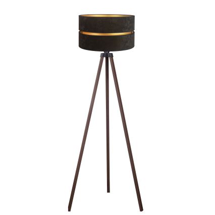 Duolla - Floor lamp DUO 1xE27/60W/230V d. 44 cm black/brown