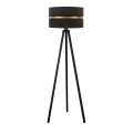 Duolla - Floor lamp DUO 1xE27/60W/230V d. 44 cm black/wenge