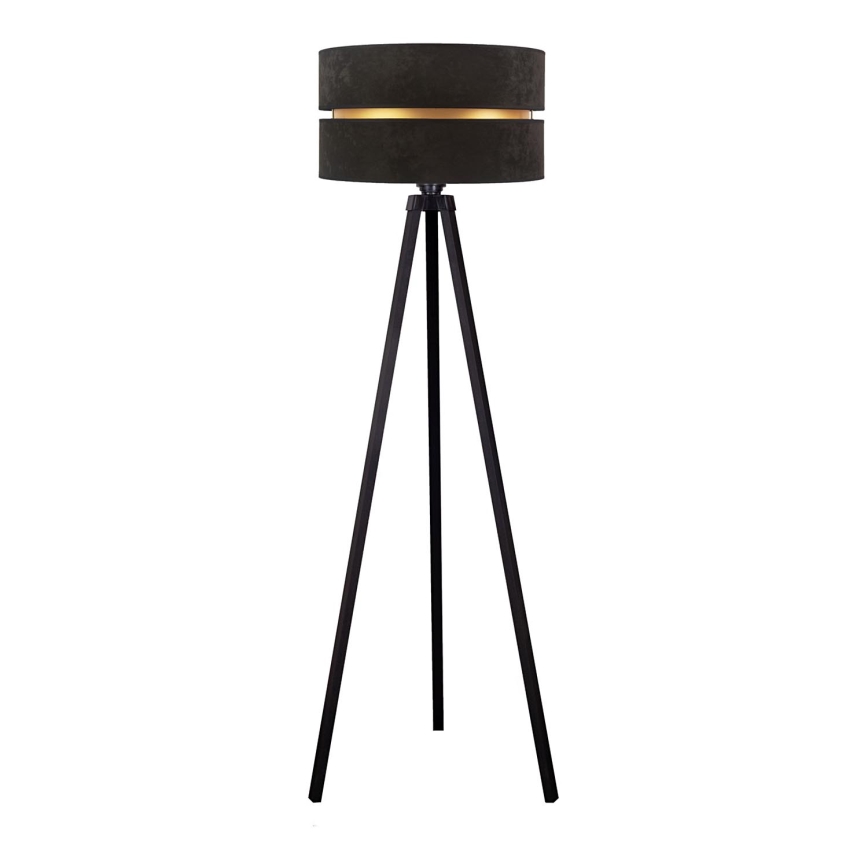 Duolla - Floor lamp DUO 1xE27/60W/230V d. 44 cm black/wenge