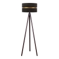Duolla - Floor lamp DUO 1xE27/60W/230V d. 44 cm black/wenge