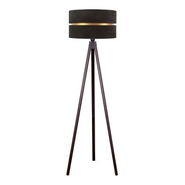 Duolla - Floor lamp DUO 1xE27/60W/230V d. 44 cm black/wenge