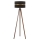 Duolla - Floor lamp DUO 1xE27/60W/230V d. 44 cm black/wenge