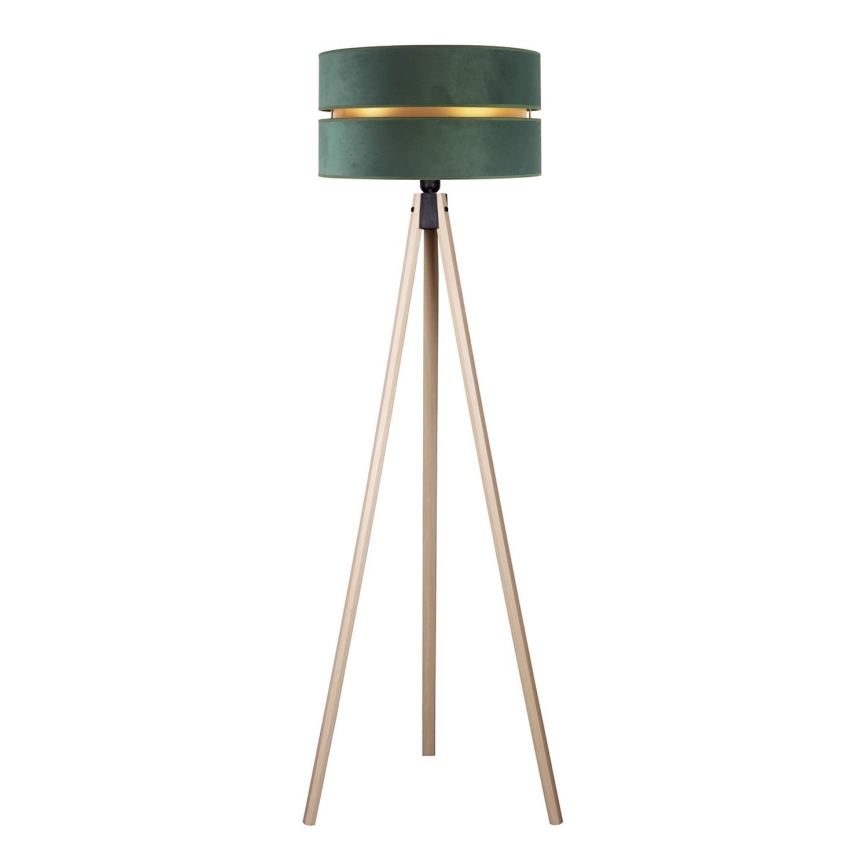 Duolla - Floor lamp DUO 1xE27/60W/230V d. 44 cm green/beige