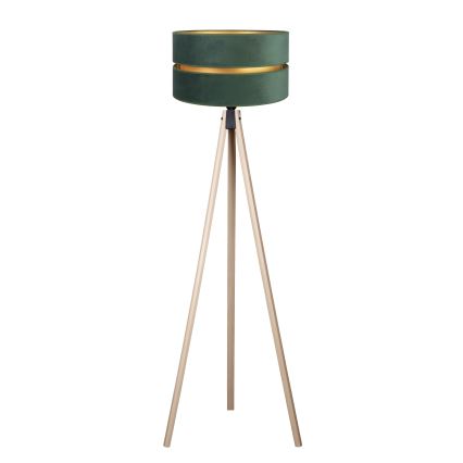 Duolla - Floor lamp DUO 1xE27/60W/230V d. 44 cm green/beige