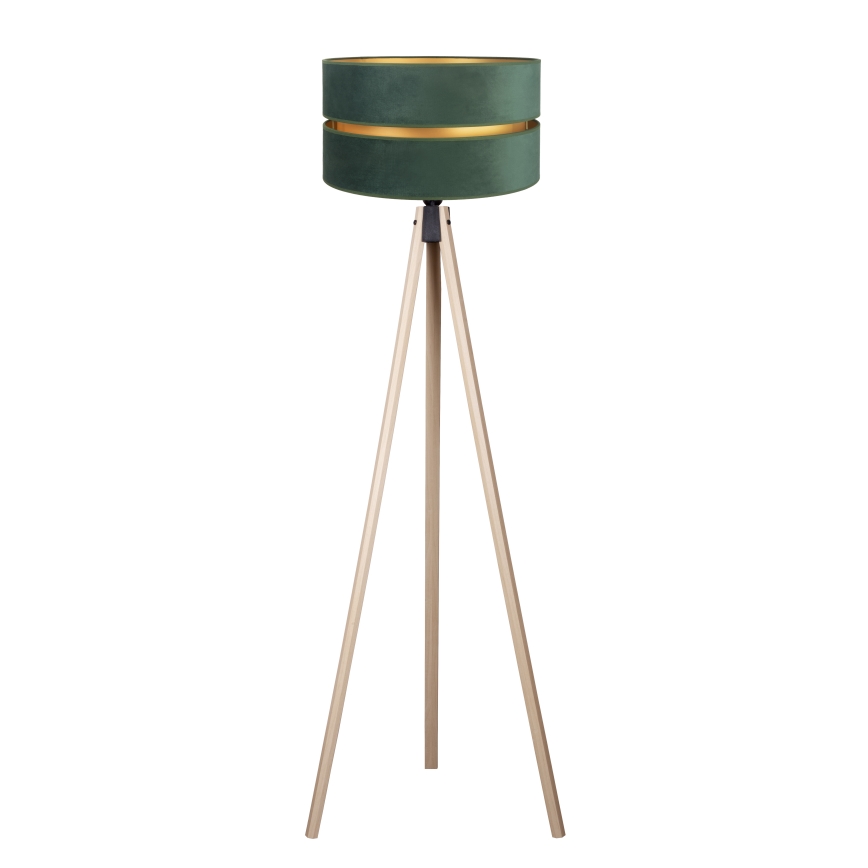 Duolla - Floor lamp DUO 1xE27/60W/230V d. 44 cm green/beige