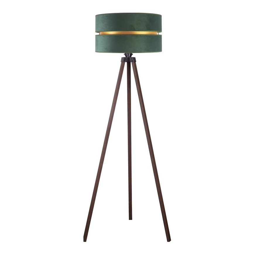 Duolla - Floor lamp DUO 1xE27/60W/230V d. 44 cm green/brown