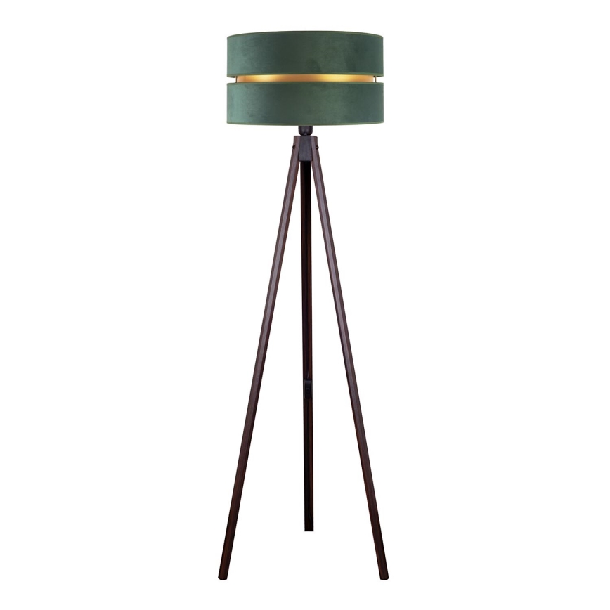 Duolla - Floor lamp DUO 1xE27/60W/230V d. 44 cm green/wenge