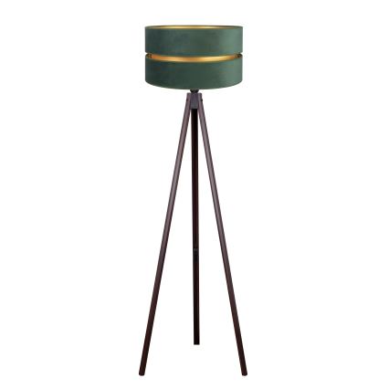 Duolla - Floor lamp DUO 1xE27/60W/230V d. 44 cm green/wenge