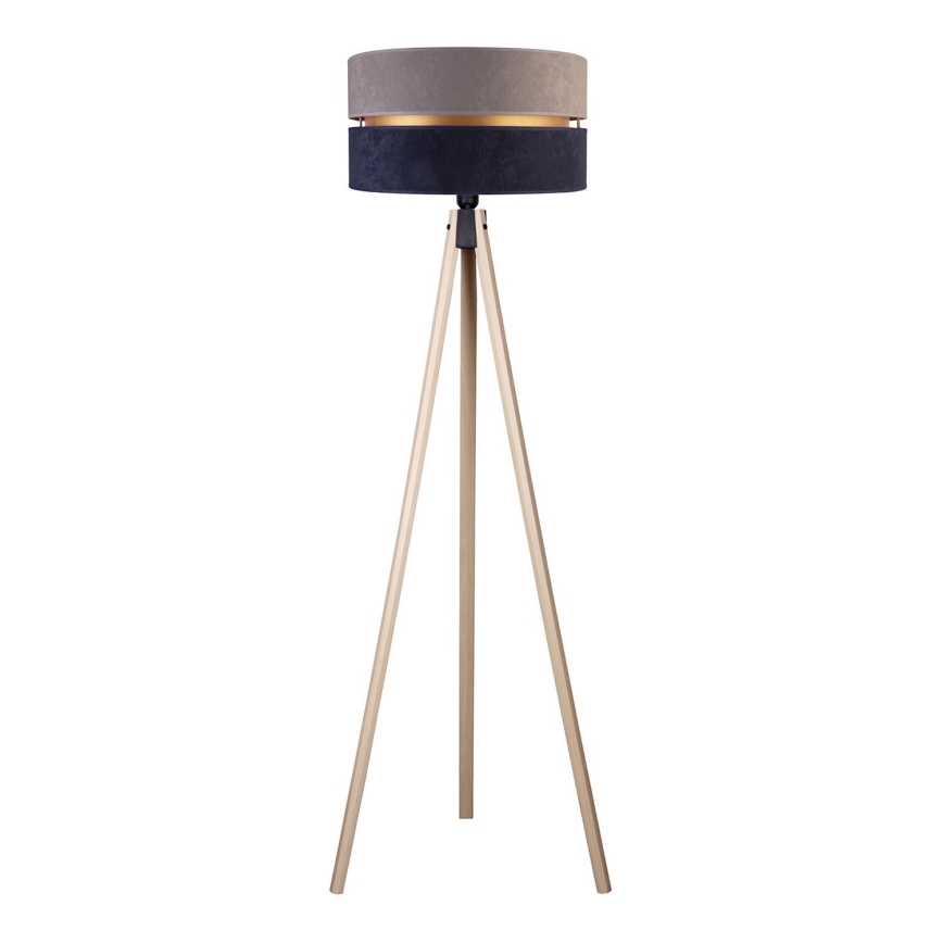 Duolla - Floor lamp DUO 1xE27/60W/230V d. 44 cm grey/blue/beige