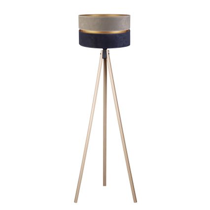 Duolla - Floor lamp DUO 1xE27/60W/230V d. 44 cm grey/blue/beige