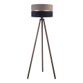 Duolla - Floor lamp DUO 1xE27/60W/230V d. 44 cm grey/blue/brown