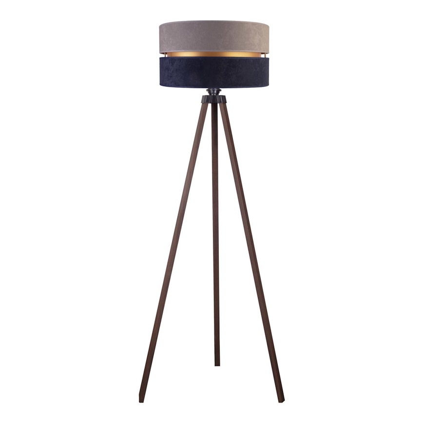 Duolla - Floor lamp DUO 1xE27/60W/230V d. 44 cm grey/blue/brown