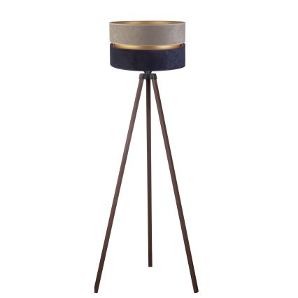 Duolla - Floor lamp DUO 1xE27/60W/230V d. 44 cm grey/blue/brown