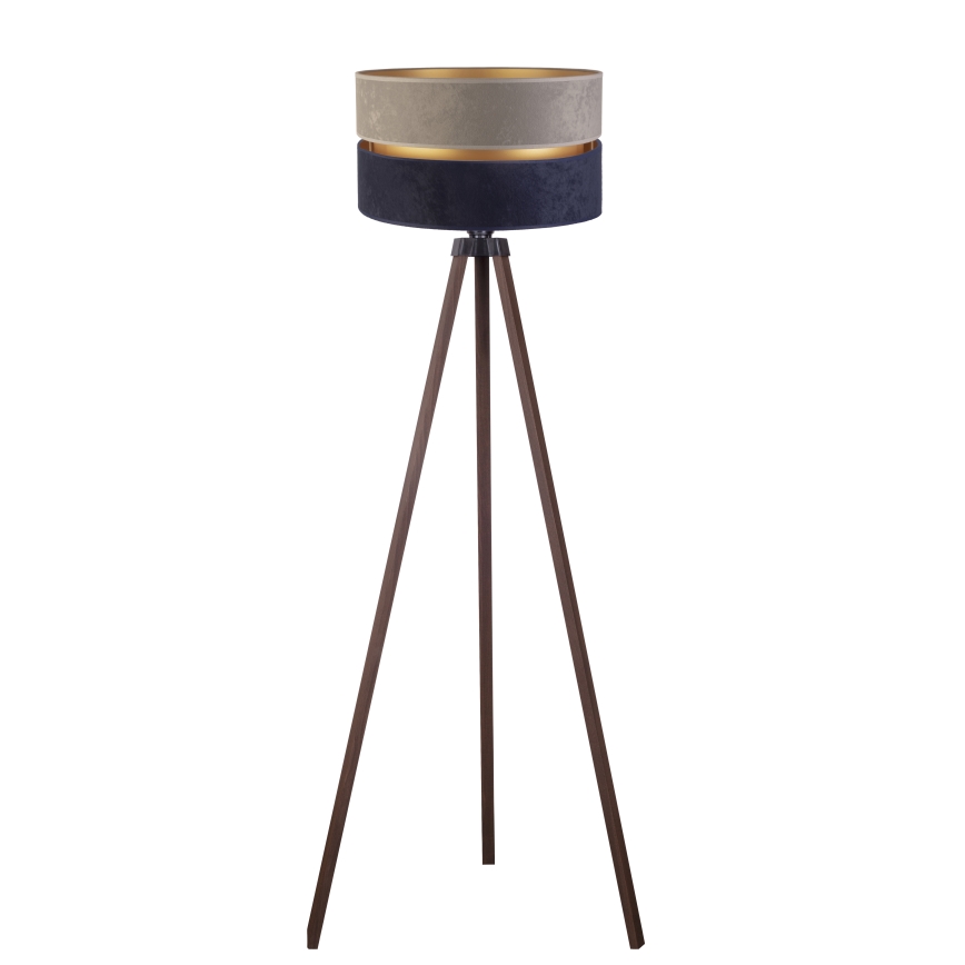 Duolla - Floor lamp DUO 1xE27/60W/230V d. 44 cm grey/blue/brown