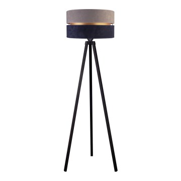 Duolla - Floor lamp DUO 1xE27/60W/230V d. 44 cm grey/blue/wenge