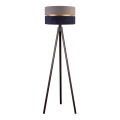 Duolla - Floor lamp DUO 1xE27/60W/230V d. 44 cm grey/blue/wenge