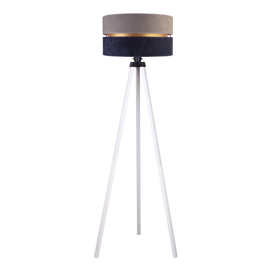 Duolla - Floor lamp DUO 1xE27/60W/230V d. 44 cm grey/blue/white