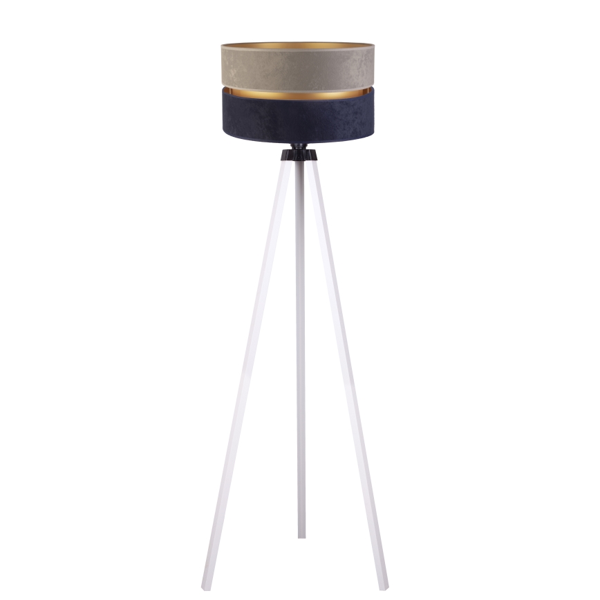 Duolla - Floor lamp DUO 1xE27/60W/230V d. 44 cm grey/blue/white