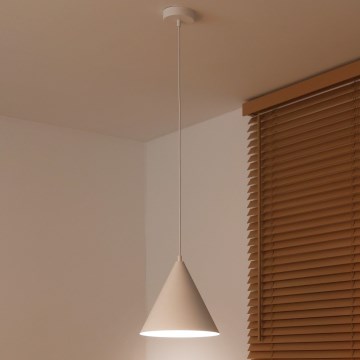 Duolla - IRONLINE Cable-Hung Pendant Light 1×G9/3W/230V Ø 25 cm White