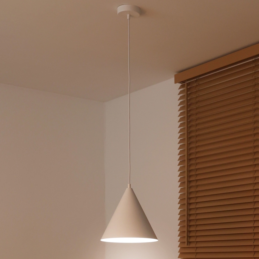 Duolla - IRONLINE Cable-Hung Pendant Light 1×G9/3W/230V Ø 25 cm White