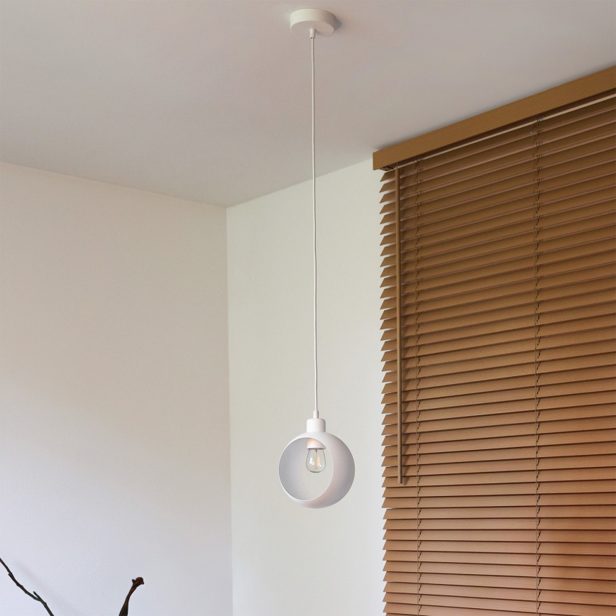 Duolla - IRONLINE Cable Pendant Lamp 1xE27/15W/230V White