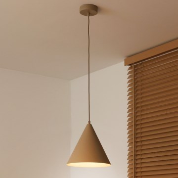 Duolla - IRONLINE Cable Pendant Light 1xG9/3W/230V Ø 25 cm Beige
