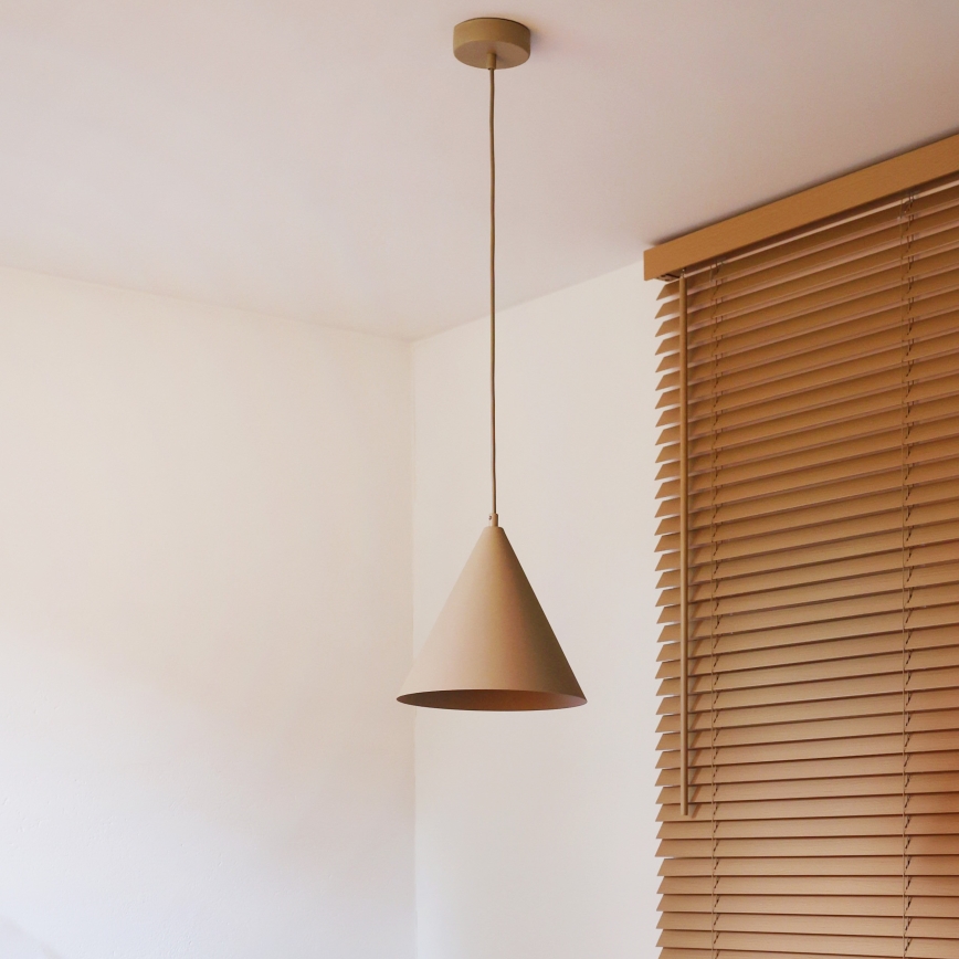 Duolla - IRONLINE Cable Pendant Light 1xG9/3W/230V Ø 25 cm Beige