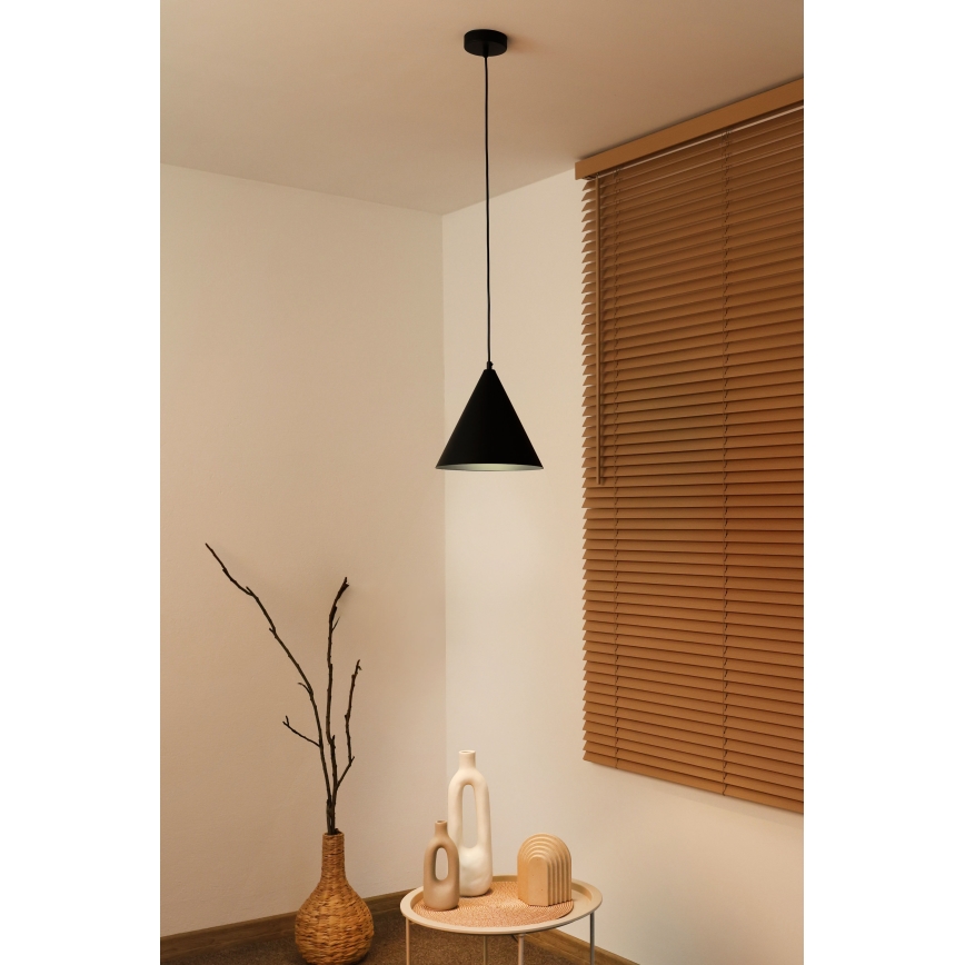 Duolla - IRONLINE Cable Pendant Light 1xG9/3W/230V Ø 25 cm Black