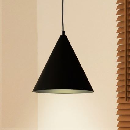 Duolla - IRONLINE Cable Pendant Light 1xG9/3W/230V Ø 25 cm Black