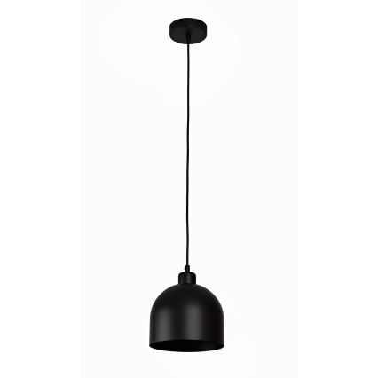 Duolla - IRONLINE cable-suspended pendant light 1xE27/15W/230V Ø 17 cm black
