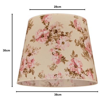 Duolla - Lampshade for chandelier CLASSIC L E27 d. 38 cm rose