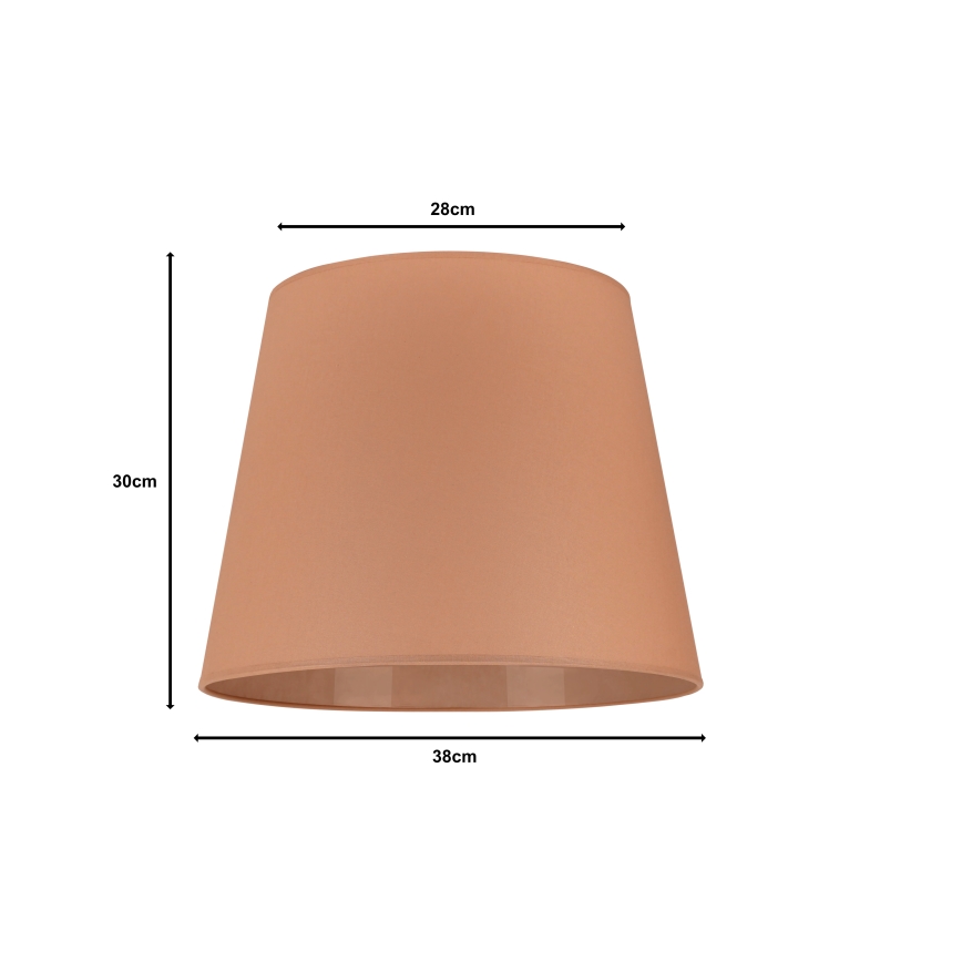 Duolla - Lampshade for floor lamp CLASSIC L E27 d. 38 cm brown