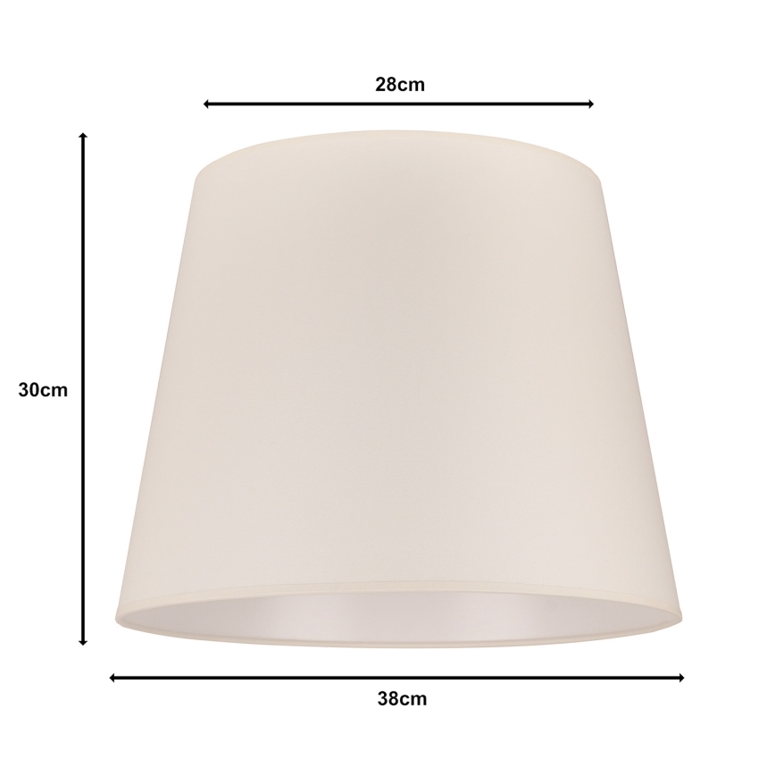 Duolla - Lampshade for floor lamp CLASSIC L E27 d. 38 cm creamy