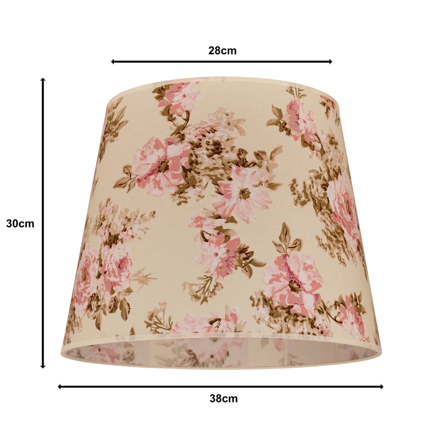 Duolla - Lampshade for floor lamp CLASSIC L E27 d. 38 cm rose